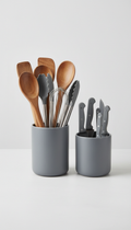 Slate Grey Utensil Holder Set