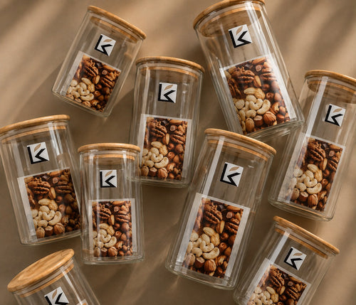 3-Piece Glass Jar Set