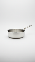 Stainless Steel Sauté Pan with Tapered Edge
